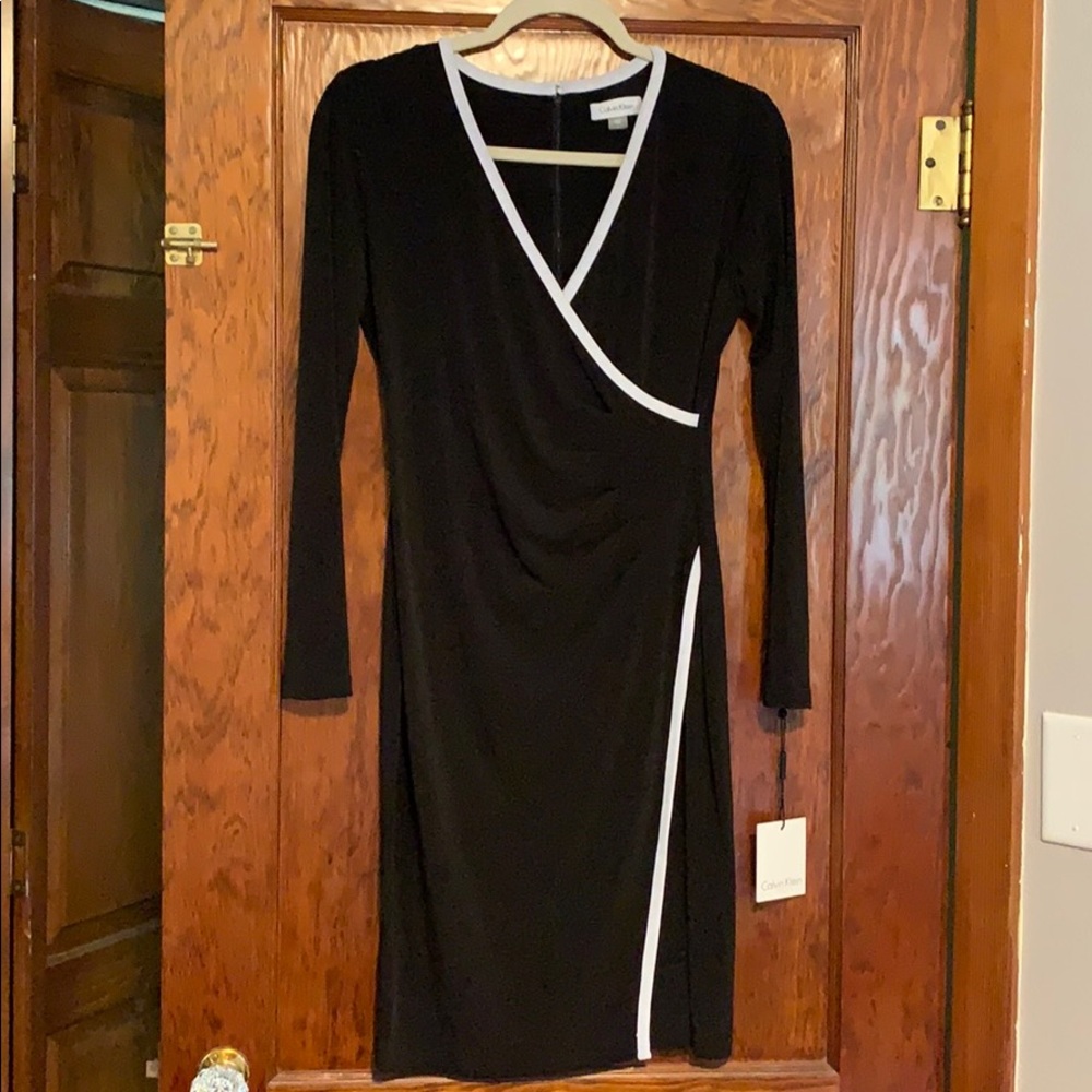 NWT Calvin Klein Wrap Style Dress